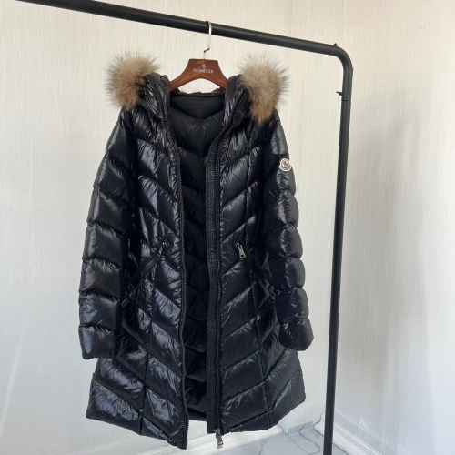 Cheap Moncler Down Feather Coat Long Sleeved For Women #1131290 Replica Wholesale [$280.99 USD] [ITEM#1131290] on Replica Moncler Down Feather Coat