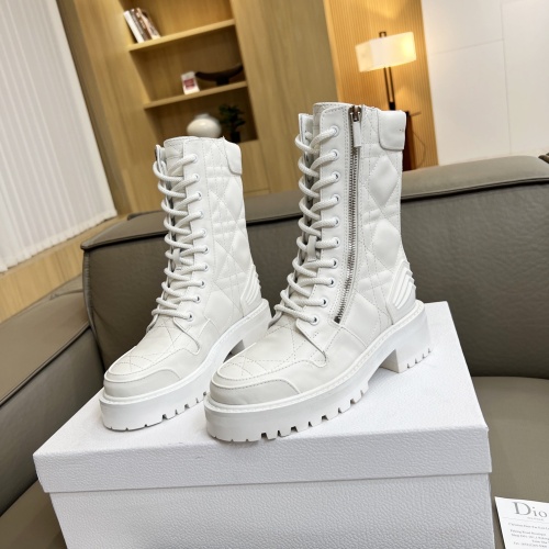 Cheap Christian Dior Boots For Women #1131632 Replica Wholesale [$122.00 USD] [ITEM#1131632] on Replica Christian Dior Boots