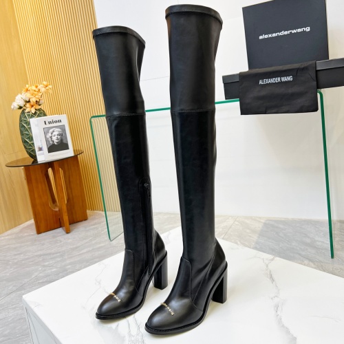 Cheap Alexander Wang Boots For Women #1131679 Replica Wholesale [$122.00 USD] [ITEM#1131679] on Replica Alexander Wang Boots
