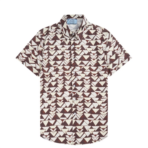 Cheap Prada Shirts Short Sleeved For Men #1132298 Replica Wholesale [$36.00 USD] [ITEM#1132298] on Replica Prada Shirts