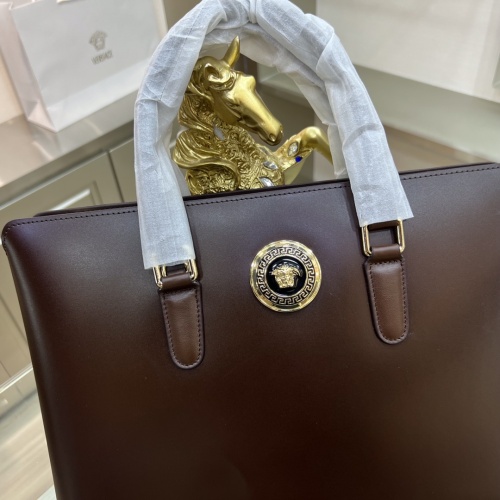 Cheap Versace AAA Man Handbags #1132724 Replica Wholesale [$155.00 USD] [ITEM#1132724] on Replica Versace AAA Man Handbags