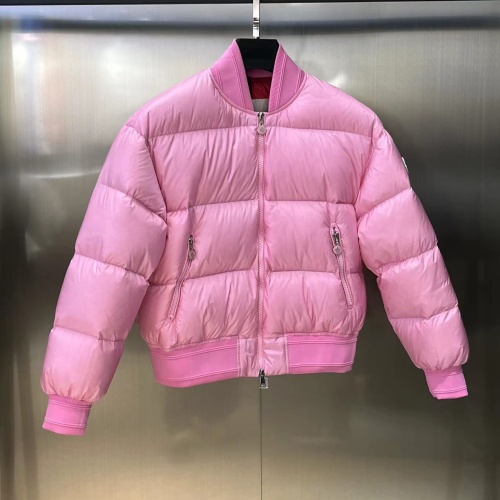 Cheap Moncler Down Feather Coat Long Sleeved For Women #1132872 Replica Wholesale [$160.00 USD] [ITEM#1132872] on Replica Moncler Down Feather Coat