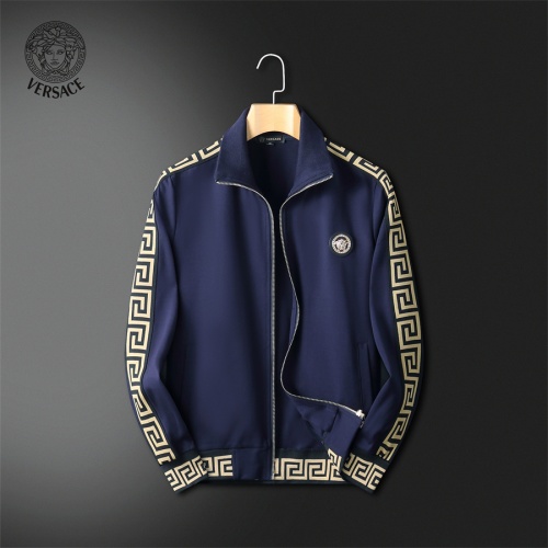 Cheap Versace Tracksuits Long Sleeved For Men #1133137 Replica Wholesale [$85.00 USD] [ITEM#1133137] on Replica Versace Tracksuits