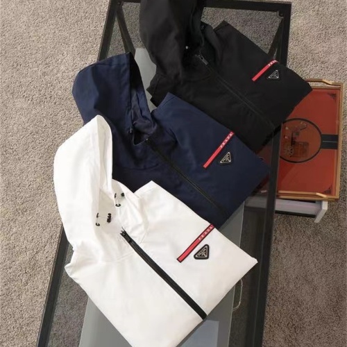 Cheap Prada New Jackets Long Sleeved For Men #1133261 Replica Wholesale [$68.00 USD] [ITEM#1133261] on Replica Prada Jackets
