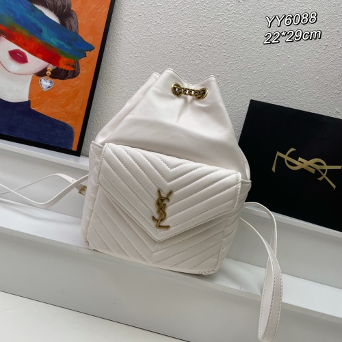 Cheap Yves Saint Laurent YSL AAA Quality Backpacks For Women #1133273 Replica Wholesale [$98.00 USD] [ITEM#1133273] on Replica Yves Saint Laurent YSL AAA Backpacks