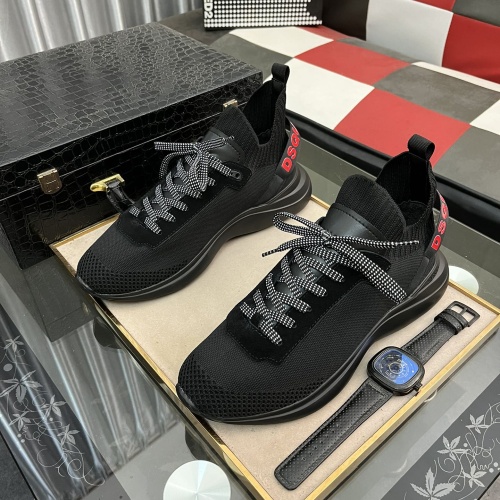 Cheap Dsquared Casual Shoes For Men #1133484 Replica Wholesale [$76.00 USD] [ITEM#1133484] on Replica Dsquared Casual Shoes