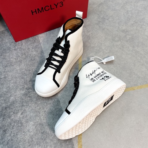 Cheap Y-3 High Tops Shoes For Men #1133579 Replica Wholesale [$98.00 USD] [ITEM#1133579] on Replica Y-3 High Tops Shoes