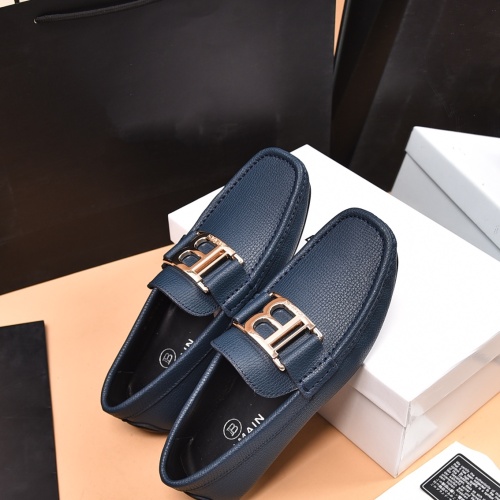Cheap Balmain Leather Shoes For Men #1133648 Replica Wholesale [$80.00 USD] [ITEM#1133648] on Replica Balmain Leather Shoes