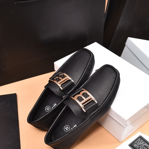 Cheap Balmain Leather Shoes For Men #1133650 Replica Wholesale [$80.00 USD] [ITEM#1133650] on Replica Balmain Leather Shoes