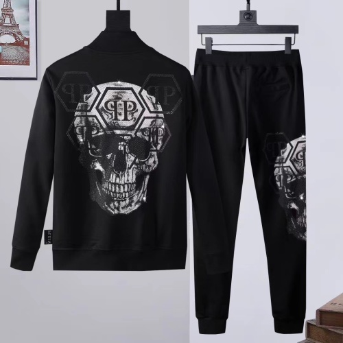Cheap Philipp Plein PP Tracksuits Long Sleeved For Men #1133763 Replica Wholesale [$105.00 USD] [ITEM#1133763] on Replica Philipp Plein PP Tracksuits
