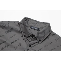 Cheap Balenciaga Shirts Long Sleeved For Men #1123440 Replica Wholesale [$40.00 USD] [ITEM#1123440] on Replica Balenciaga Shirts