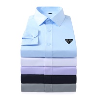 Cheap Prada Shirts Long Sleeved For Men #1123910 Replica Wholesale [$40.00 USD] [ITEM#1123910] on Replica Prada Shirts