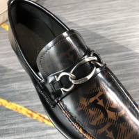 Cheap Salvatore Ferragamo Leather Shoes For Men #1125746 Replica Wholesale [$98.00 USD] [ITEM#1125746] on Replica Salvatore Ferragamo Leather Shoes