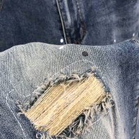 Cheap Chrome Hearts Jeans For Men #1128015 Replica Wholesale [$64.00 USD] [ITEM#1128015] on Replica Chrome Hearts Jeans