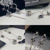 Cheap Chrome Hearts Earrings For Women #1128843 Replica Wholesale [$25.00 USD] [ITEM#1128843] on Replica Chrome Hearts Earrings