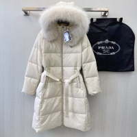 Cheap Prada Down Feather Coat Long Sleeved For Women #1130328 Replica Wholesale [$264.46 USD] [ITEM#1130328] on Replica Prada Down Feather Coat