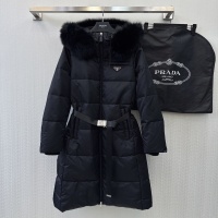 Prada Down Feather Coat Long Sleeved For Women #1130329