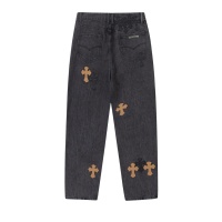Cheap Chrome Hearts Jeans For Men #1130790 Replica Wholesale [$48.00 USD] [ITEM#1130790] on Replica Chrome Hearts Jeans