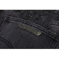 Cheap Chrome Hearts Jeans For Men #1130790 Replica Wholesale [$48.00 USD] [ITEM#1130790] on Replica Chrome Hearts Jeans