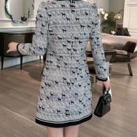 Cheap Hermes Dresses Long Sleeved For Women #1131153 Replica Wholesale [$102.00 USD] [ITEM#1131153] on Replica Hermes Dresses