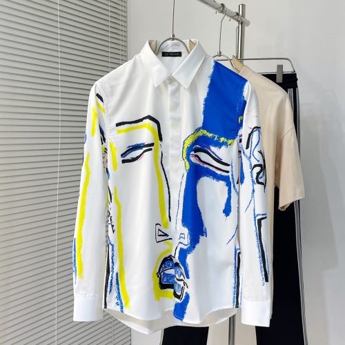 Cheap Versace Shirts Long Sleeved For Men #1133784 Replica Wholesale [$80.00 USD] [ITEM#1133784] on Replica Versace Shirts