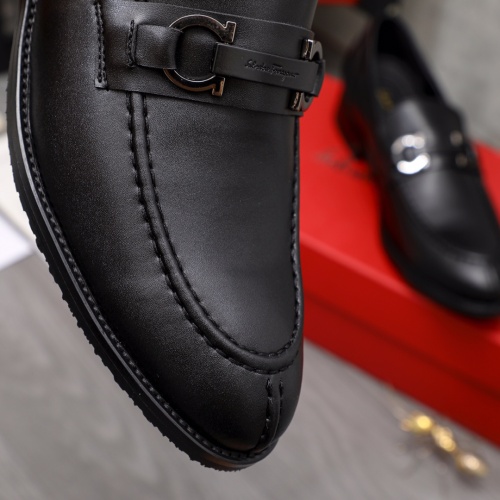 Cheap Salvatore Ferragamo Leather Shoes For Men #1133901 Replica Wholesale [$80.00 USD] [ITEM#1133901] on Replica Salvatore Ferragamo Leather Shoes