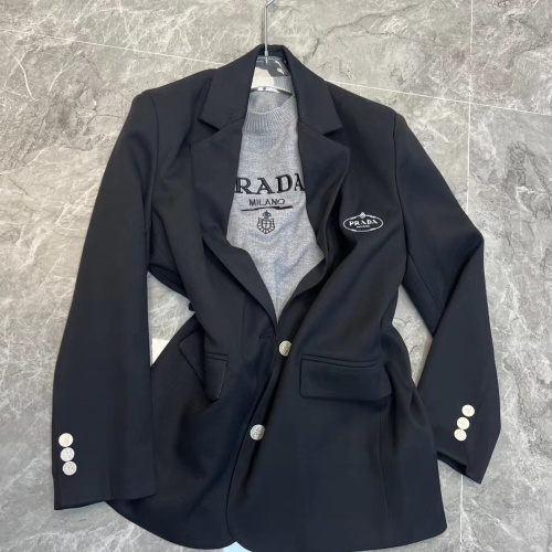 Cheap Prada New Jackets Long Sleeved For Women #1133958 Replica Wholesale [$100.00 USD] [ITEM#1133958] on Replica Prada Jackets