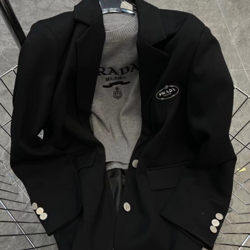 Cheap Prada New Jackets Long Sleeved For Women #1133958 Replica Wholesale [$100.00 USD] [ITEM#1133958] on Replica Prada Jackets