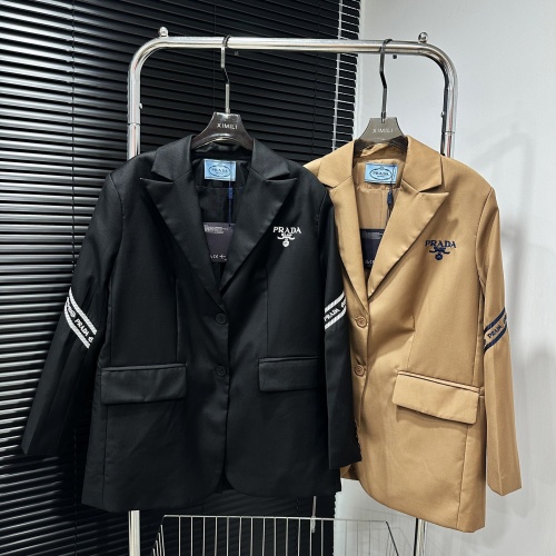 Cheap Prada New Jackets Long Sleeved For Women #1133982 Replica Wholesale [$98.00 USD] [ITEM#1133982] on Replica Prada Jackets