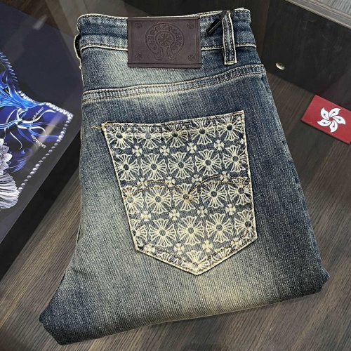 Cheap Chrome Hearts Jeans For Men #1134059 Replica Wholesale [$72.00 USD] [ITEM#1134059] on Replica Chrome Hearts Jeans