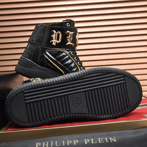 Cheap Philipp Plein PP High Tops Shoes For Men #1134068 Replica Wholesale [$130.00 USD] [ITEM#1134068] on Replica Philipp Plein PP High Tops Shoes