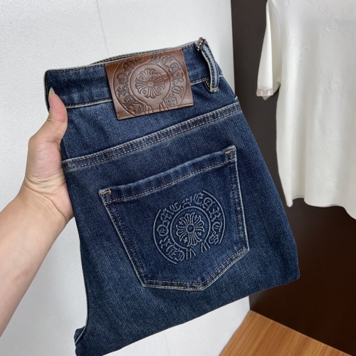 Cheap Chrome Hearts Jeans For Men #1134069 Replica Wholesale [$92.00 USD] [ITEM#1134069] on Replica Chrome Hearts Jeans