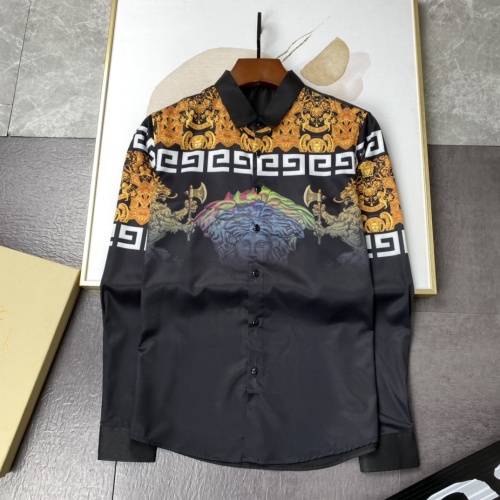 Cheap Versace Shirts Long Sleeved For Men #1134167 Replica Wholesale [$45.00 USD] [ITEM#1134167] on Replica Versace Shirts