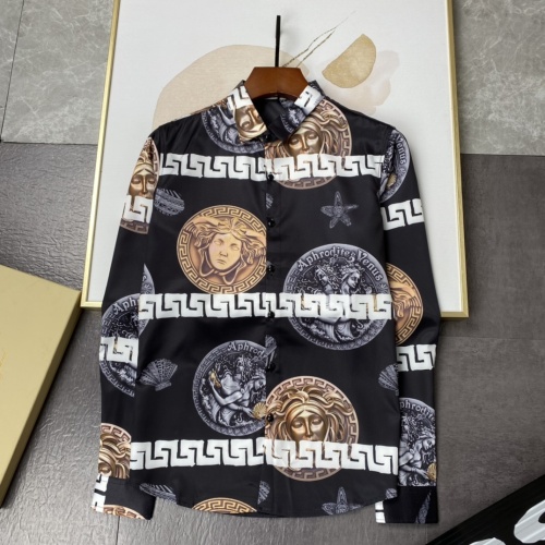 Cheap Versace Shirts Long Sleeved For Men #1134170 Replica Wholesale [$45.00 USD] [ITEM#1134170] on Replica Versace Shirts
