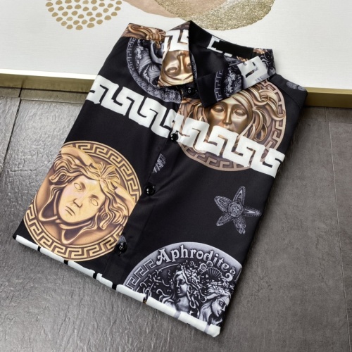 Cheap Versace Shirts Long Sleeved For Men #1134170 Replica Wholesale [$45.00 USD] [ITEM#1134170] on Replica Versace Shirts