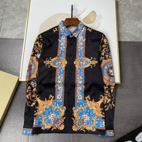 Cheap Versace Shirts Long Sleeved For Men #1134174 Replica Wholesale [$45.00 USD] [ITEM#1134174] on Replica Versace Shirts