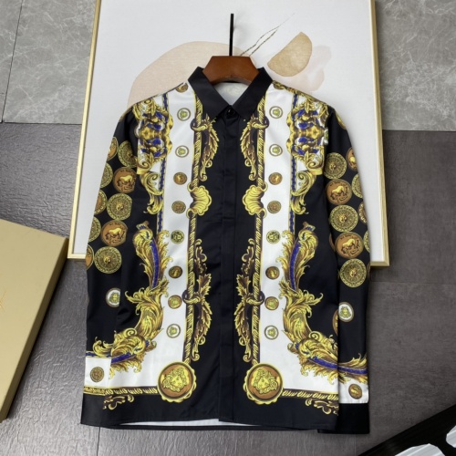 Cheap Versace Shirts Long Sleeved For Men #1134175 Replica Wholesale [$45.00 USD] [ITEM#1134175] on Replica Versace Shirts