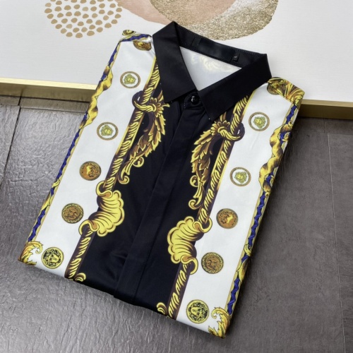 Cheap Versace Shirts Long Sleeved For Men #1134175 Replica Wholesale [$45.00 USD] [ITEM#1134175] on Replica Versace Shirts