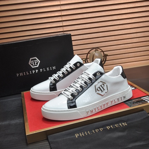 Cheap Philipp Plein Casual Shoes For Men #1134176 Replica Wholesale [$80.00 USD] [ITEM#1134176] on Replica Philipp Plein PP Casual Shoes