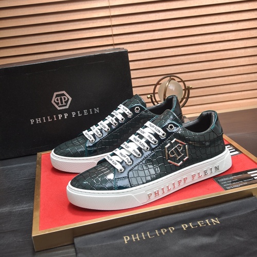 Cheap Philipp Plein Casual Shoes For Men #1134177 Replica Wholesale [$80.00 USD] [ITEM#1134177] on Replica Philipp Plein PP Casual Shoes