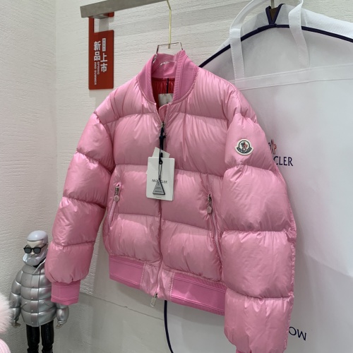 Cheap Moncler Down Feather Coat Long Sleeved For Women #1134185 Replica Wholesale [$162.00 USD] [ITEM#1134185] on Replica Moncler Down Feather Coat