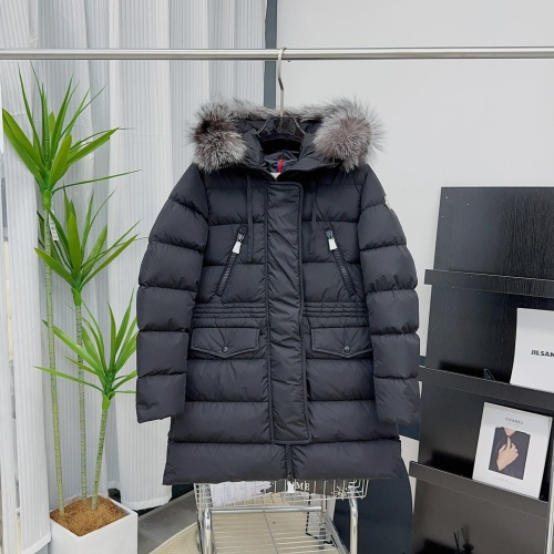 Cheap Moncler Down Feather Coat Long Sleeved For Women #1134190 Replica Wholesale [$251.24 USD] [ITEM#1134190] on Replica Moncler Down Feather Coat