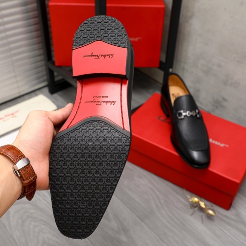 Cheap Salvatore Ferragamo Leather Shoes For Men #1134195 Replica Wholesale [$82.00 USD] [ITEM#1134195] on Replica Salvatore Ferragamo Leather Shoes