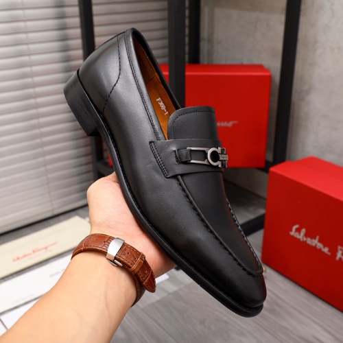 Cheap Salvatore Ferragamo Leather Shoes For Men #1134252 Replica Wholesale [$72.00 USD] [ITEM#1134252] on Replica Salvatore Ferragamo Leather Shoes