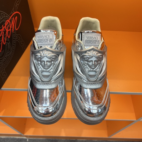 Cheap Versace Casual Shoes For Men #1134439 Replica Wholesale [$85.00 USD] [ITEM#1134439] on Replica Versace Casual Shoes
