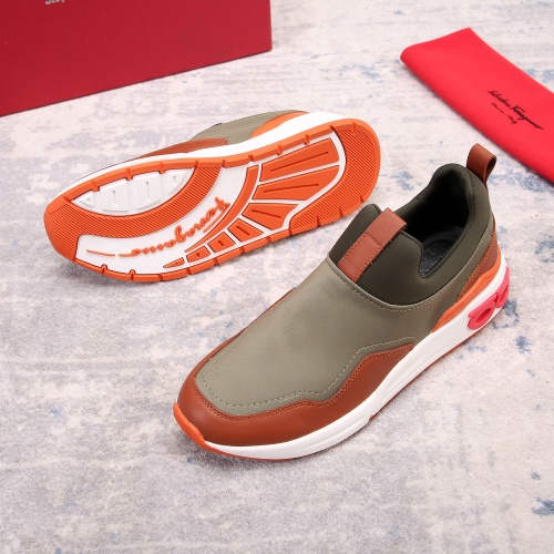 Cheap Salvatore Ferragamo Casual Shoes For Men #1134575 Replica Wholesale [$85.00 USD] [ITEM#1134575] on Replica Salvatore Ferragamo Casual Shoes