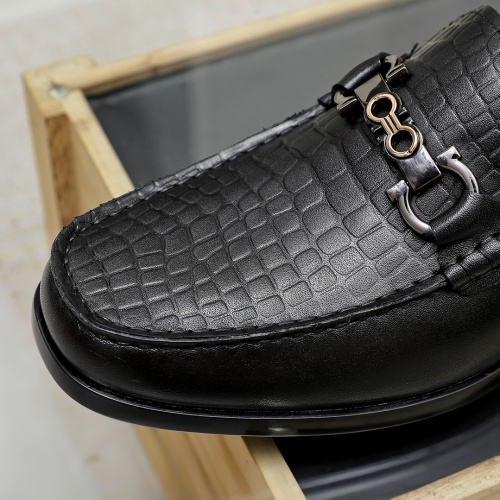 Cheap Salvatore Ferragamo Leather Shoes For Men #1134619 Replica Wholesale [$82.00 USD] [ITEM#1134619] on Replica Salvatore Ferragamo Leather Shoes