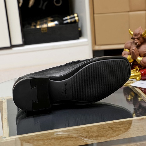 Cheap Salvatore Ferragamo Leather Shoes For Men #1134619 Replica Wholesale [$82.00 USD] [ITEM#1134619] on Replica Salvatore Ferragamo Leather Shoes