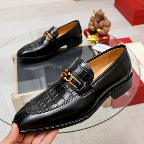 Cheap Salvatore Ferragamo Leather Shoes For Men #1134621 Replica Wholesale [$85.00 USD] [ITEM#1134621] on Replica Salvatore Ferragamo Leather Shoes