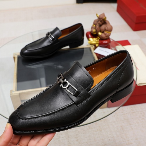Cheap Salvatore Ferragamo Leather Shoes For Men #1134659 Replica Wholesale [$72.00 USD] [ITEM#1134659] on Replica Salvatore Ferragamo Leather Shoes